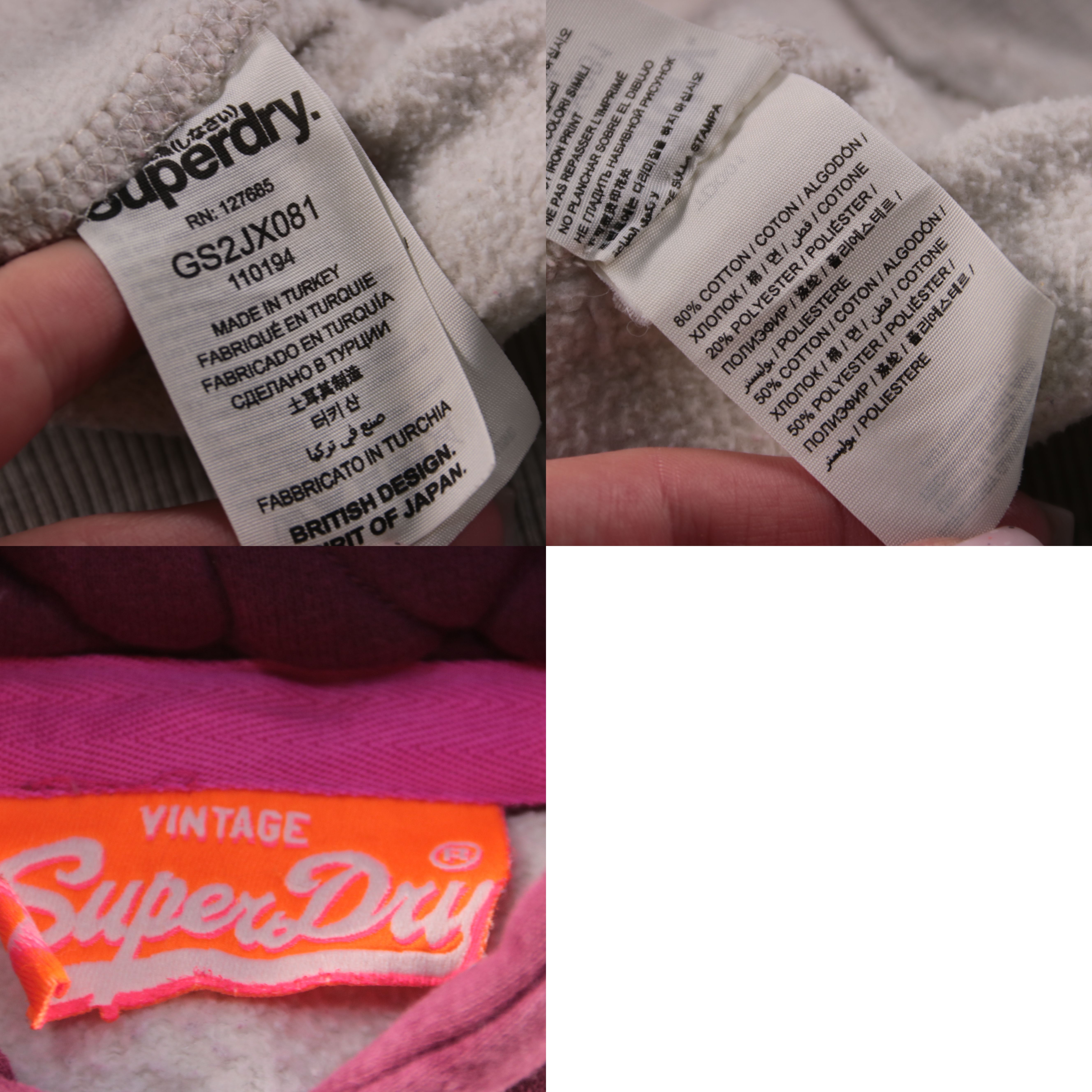 толстовка SuperDry