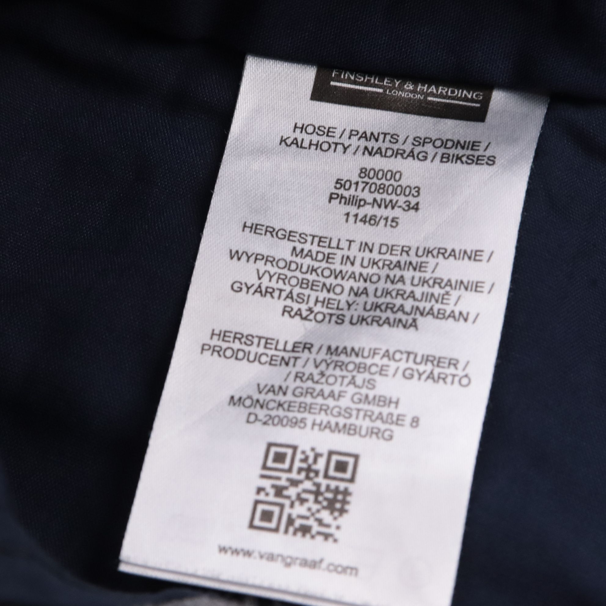 брюки Finshley & Harding